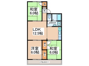 ファンタスト辻野Ⅱの物件間取画像